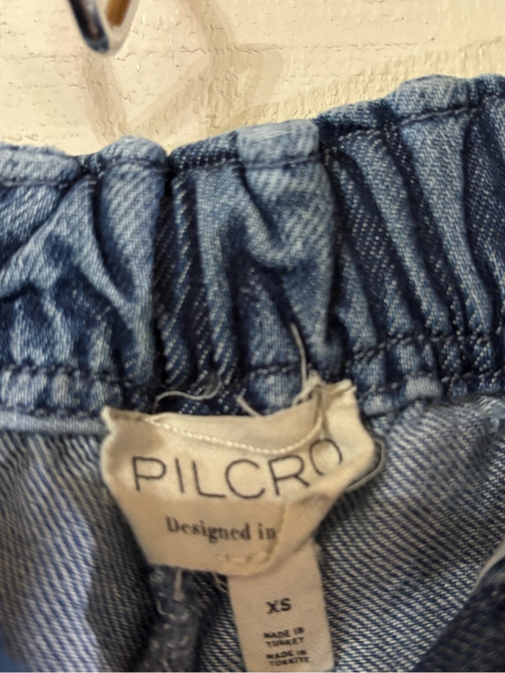 Pilcro Wide Leg Denim Trousers in Size XS - Picture 3 of 4